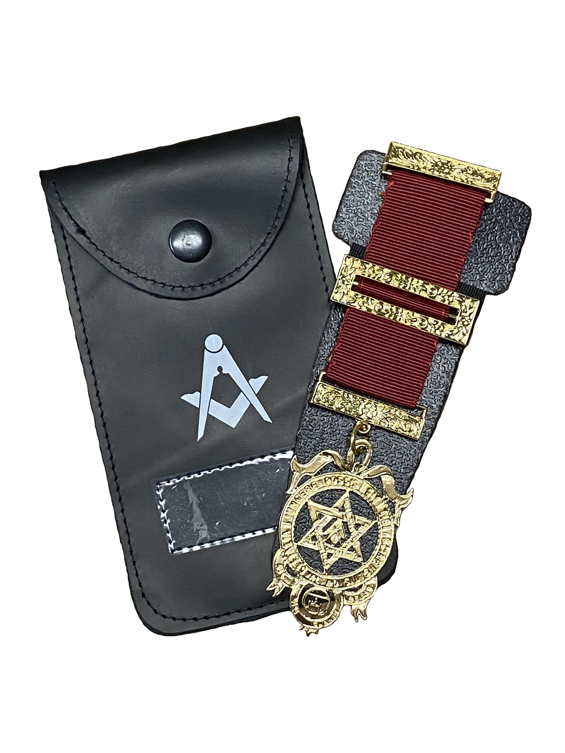 Masonic Breast Jewel Case [Leather]