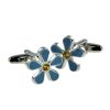 Masonic Freemasons Forget Me Not Cufflinks