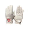 Masonic Royal Arch Chapter White 100% Cotton Gloves With Embroidered Triple Tau Emblem