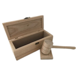 Worshipful Master Gravel Set with (Dedication inside)