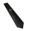 Gold Masonic Design Black Neck Tie (With/Without G)