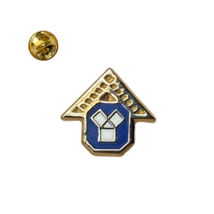 Gilt Metal Past Master’s Masonic Lapel Pin