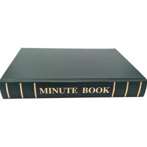 Allied Masonic Minute Book (Skeleton Style With Guards)