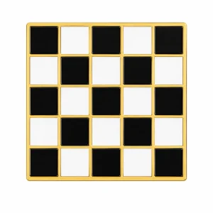 Freemasons Masonic Mosaic Carpet Enamel Lapel Pin Badge – 15mm x 15mm