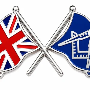 Great Britain Freemasons Masonic Lapel Pin Badge – 30mm x 16mm