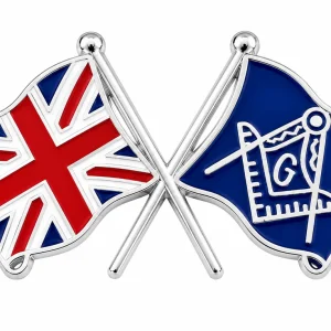 Great Britain Freemasons With G Masonic Lapel Pin Badge – 30mm x 16mm