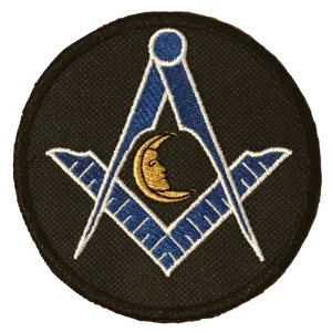 Masonic Junior Deacon Embroidered Sew / Iron on Patch 83mm x 83mm