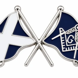 Scotland Freemasons Masonic Lapel Pin Badge – 30mm x 16mm